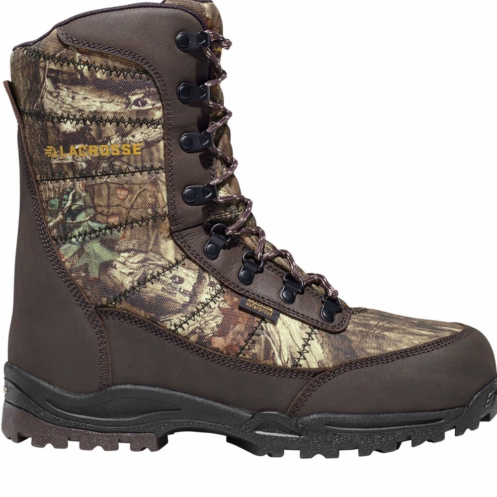 New LaCrosse Camo Waterproof Boots Size 6Y